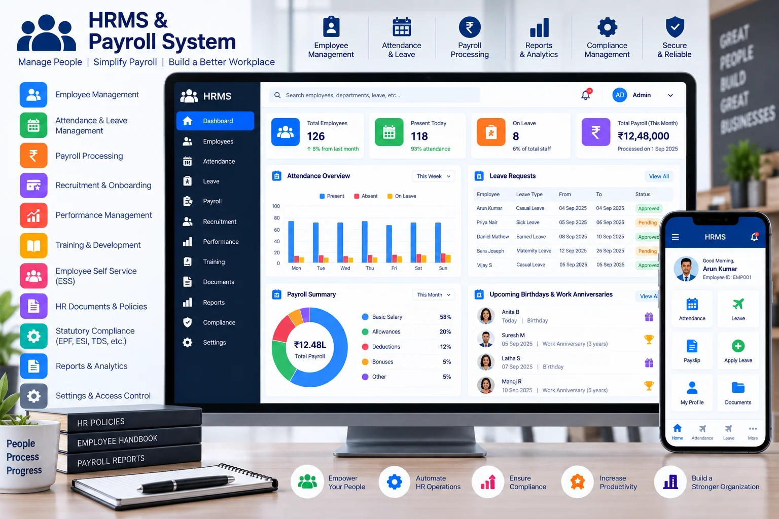 HRMS & Payroll System